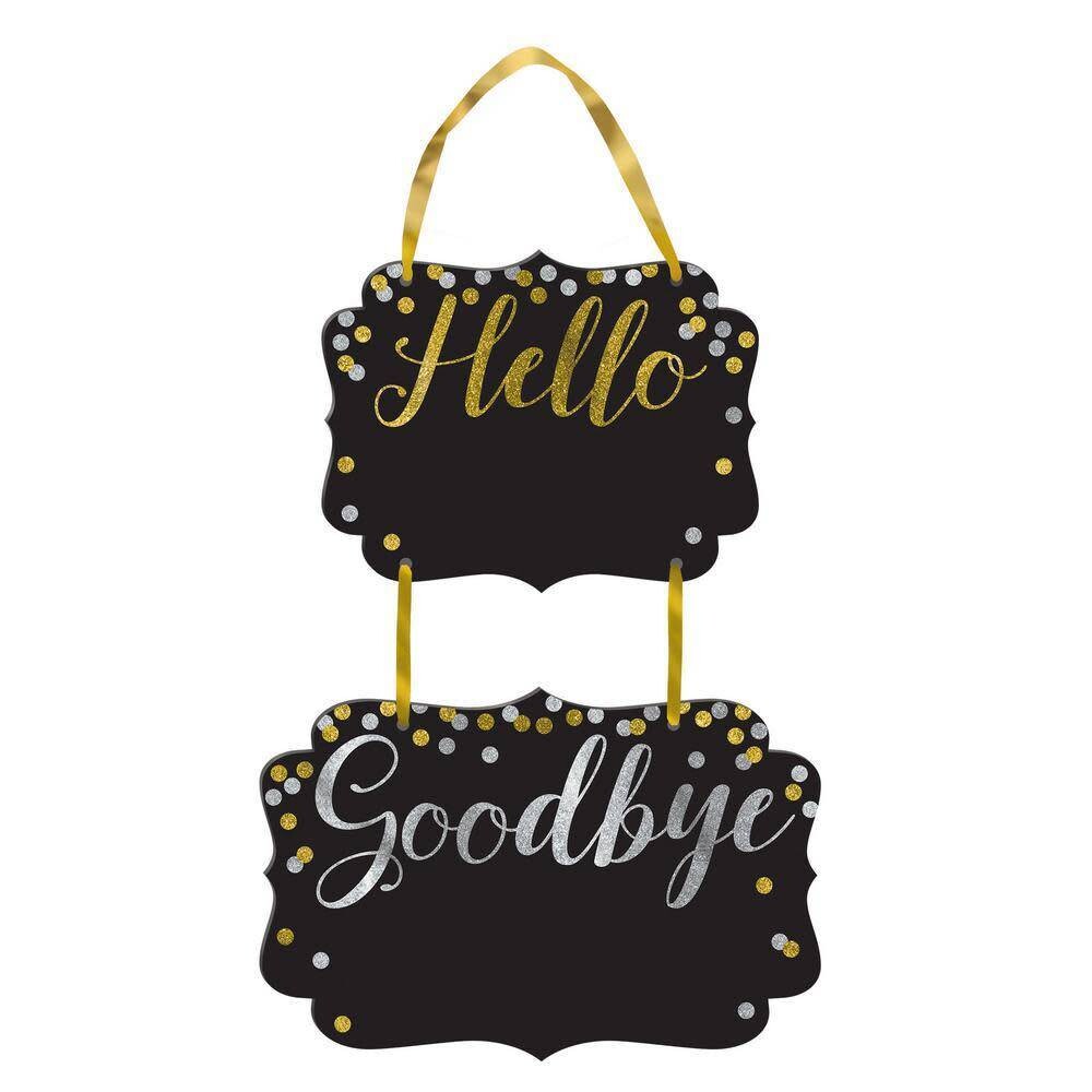 Wood Sign - Hello Goodbye