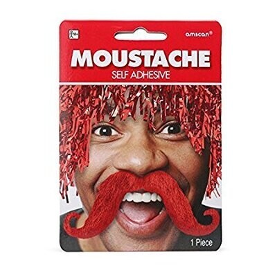 Moustache-Red-1pk