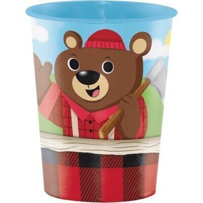 Plastic Cup-Lumber Bear Jack-16oz
