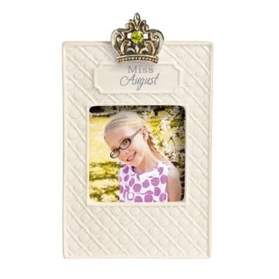 Photo Frame-Miss August-Flower Border