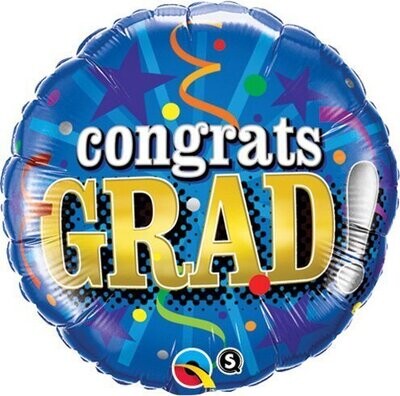 Foil Balloon-Congrats Grad!-18&#39;&#39;