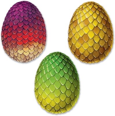 Cutouts - Dragon Egg (3PK)