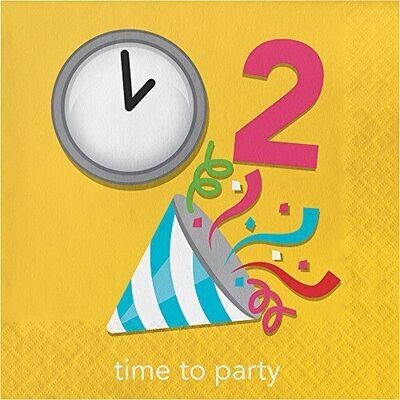 Napkins-Time to Party-16pk-2ply
