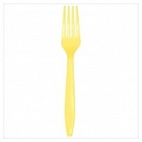 Premium Plastic Forks Mimosa 24pc