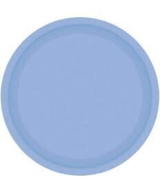 Paper Plates 20pcs-Pastel Blue