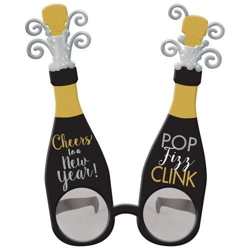 Glasses - Cheers to a New Year - 1pc