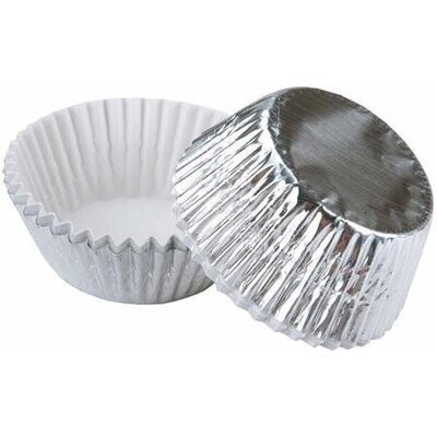 Baking Cups-Foil-Silver-2''-24pk