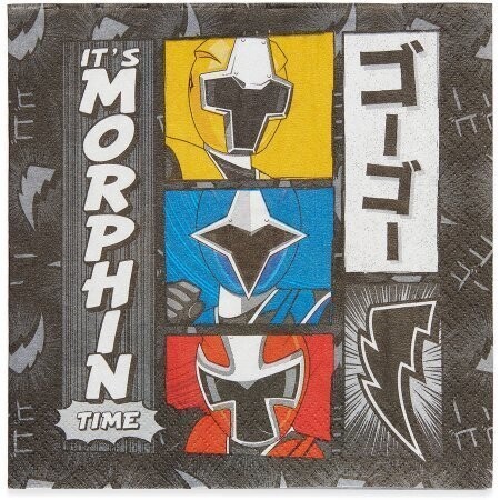 Napkins-LN-Power Rangers Ninja Steel-16pk-2ply