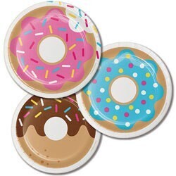 Plates - BEV - Donut Time - 8pk