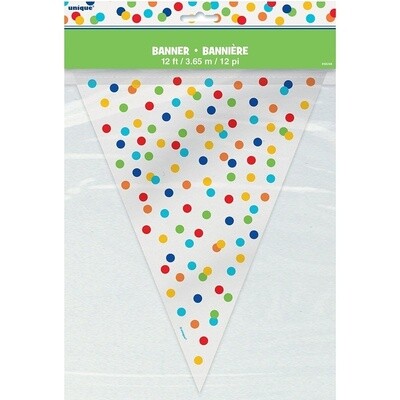Banner - Rainbow Dots
