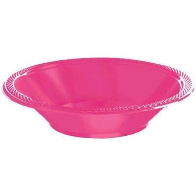 Bowls-Bright Pink-20pkg-12oz-Plastic