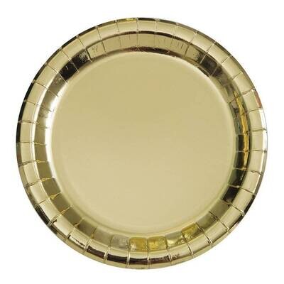 Plates-LN-Gold Foil-8pk