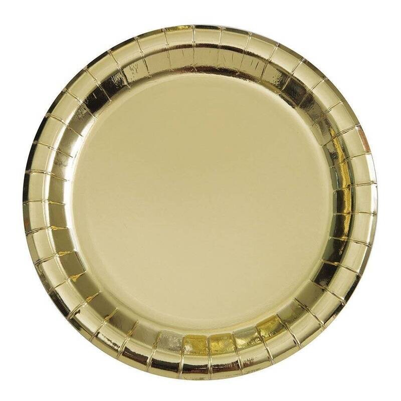 Plates-LN-Gold Foil-8pk
