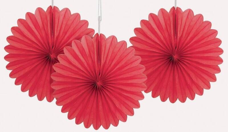 Paper Fan - Red