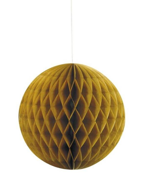 Honeycomb Ball - Gold- 1pc/16&quot;