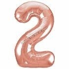 Foil Balloon-#2-Rose Gold-34&#39;&#39;