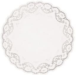 Doilies-Round-White- 4&quot;