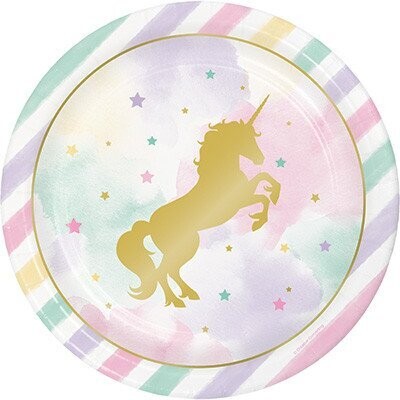 Luncheon Plates- Unicorn