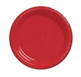 Plastic Plates 20pc Classic Red 10 1/4&quot;