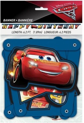 Banner- Cars 3- 6.2ft