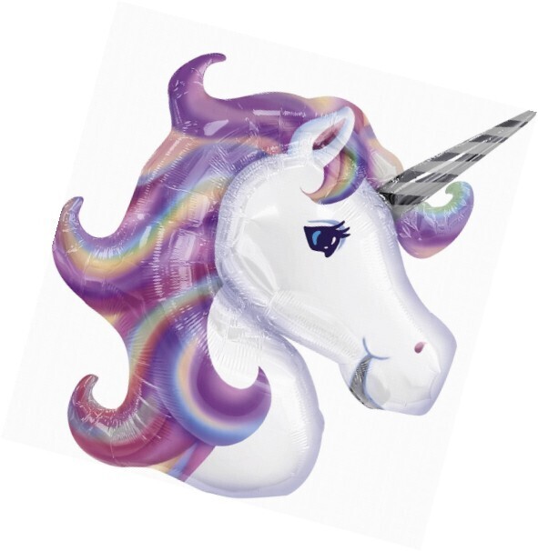 Foil Balloon-Pastel Unicorn Head