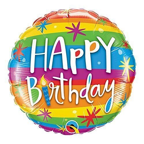 Foil Balloon-Happy Birthday Candle-18&#39;&#39;