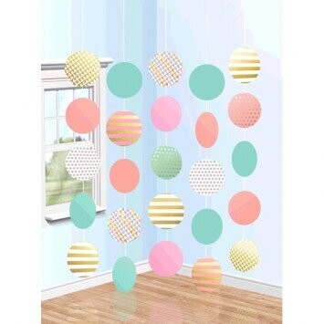 String Decoration - Circle Pastel (5PK)