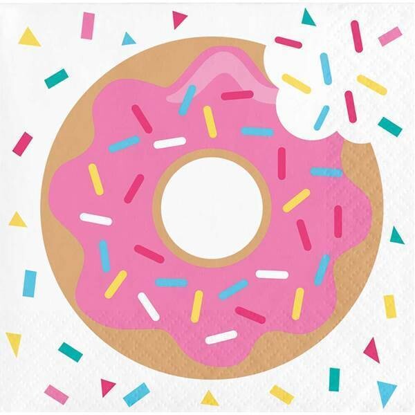 Napkins - BEV - Donut Time - 16pk - 2ply