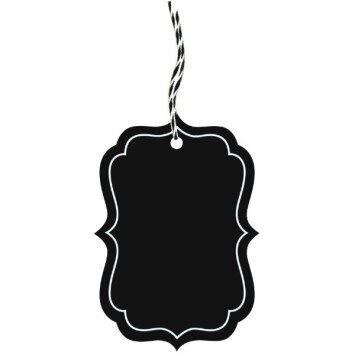 Chalkboard Paper Tags