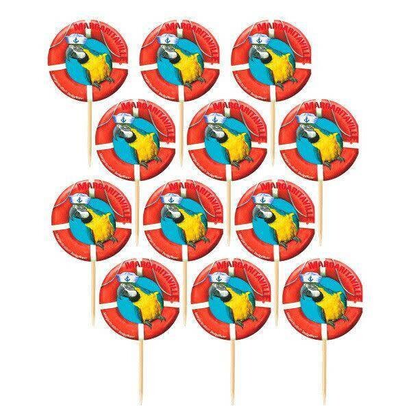 Picks- Parrot Margaritaville- 24Pcs