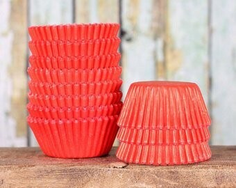 Baking Cups-Apple Red-2''-75pk