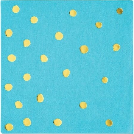 Beverage Napkins-Bermuda Blue