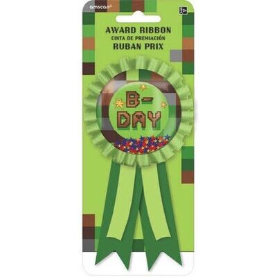 Award Ribbon- Minecraft- 1pc