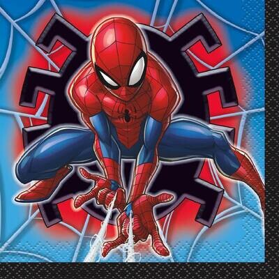 Napkins - Bev - Spiderman - 16pk - 2ply