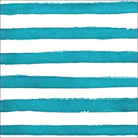 Beverage Napkins- Dotted &amp; Stripped- 24pk-3ply