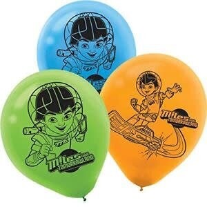 Balloons- Latex- Miles from Tomorrowland- 6pk
