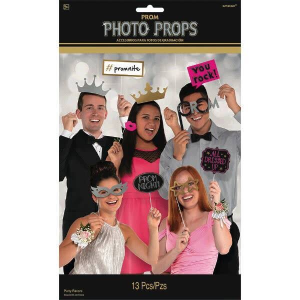 Photo Booth Props- Prom- 13pcs