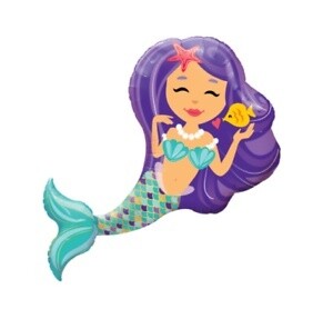 Foil Balloon - 38&quot; - Mermaid