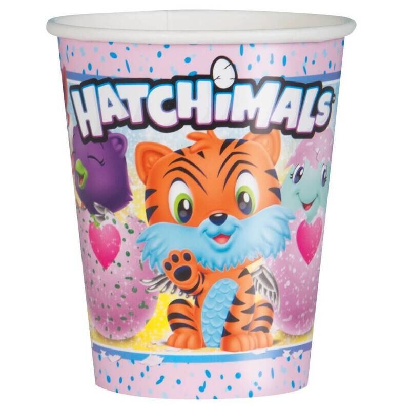 Cups-Hatchimals-Paper-9oz-8pk- Discontinued