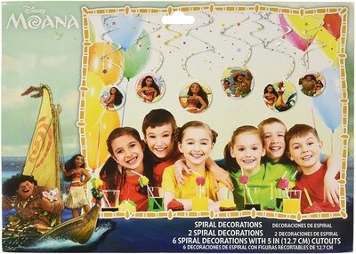 Swirl Decorations-Moana-7&#39;&#39;-8pk