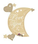 Foil Balloon-Supershape-Love to the Moon and Back