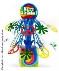 Centerpiece-60&#39;s Groovy HBD-8.5in