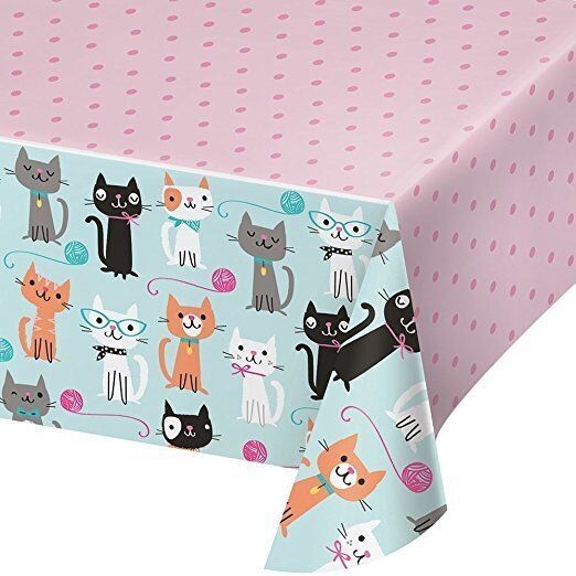 Table Cover- Purr-fect Party
