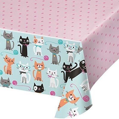 Table Cover- Purr-fect Party