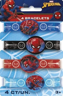 Stretch Bracelet-Spiderman- 4pcs