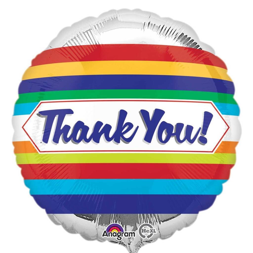 Foil Balloon- Thank You!- 18&quot;