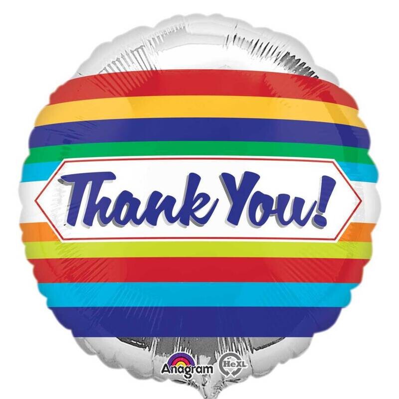 Foil Balloon- Thank You!- 18&quot;