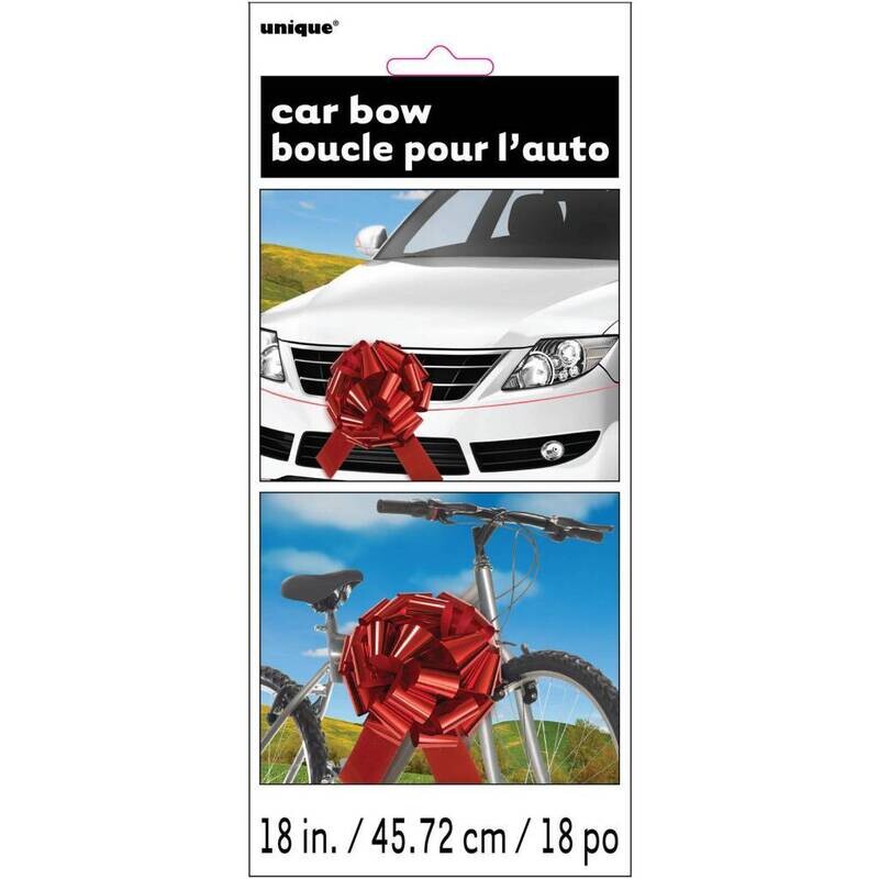 Car Bow - Red