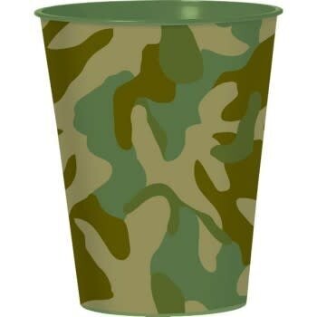 Cups- Camouflage- Plastic-16oz