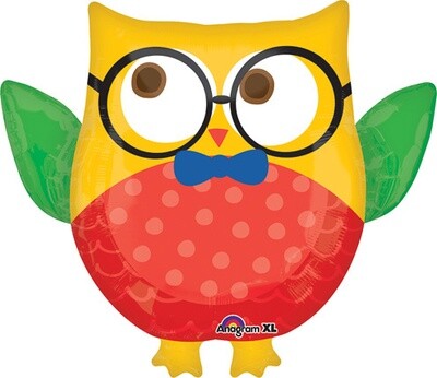Foil Balloon-Supershape-Wise Owl